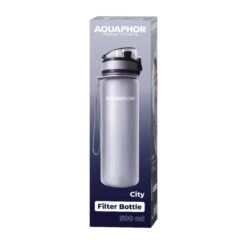 Aquaphor City Gris Bouteille à Filtre, 500 Ml