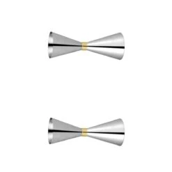 Jigger De Barre à Cocktail Double En Acier Inoxydable, 2 Pièces 30 E...