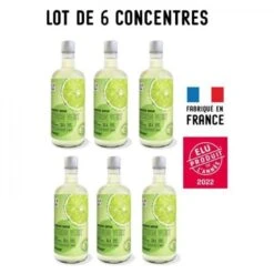 Machine A Soda MYSODA - Lot De 6 Concentrés Saveur Citron Vert 685ml