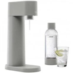 Machine A Soda MYSODA Machine A Soda Woody Gray, 1 Bouteille De 1L, 1 ...