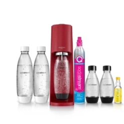 SodaStream Terra Machine à Soda Plastique 60L 1 Bouteille Quick Connect à Clips...
